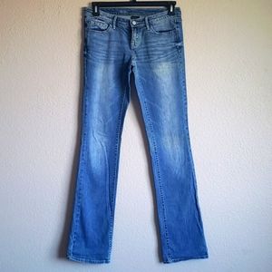 Mossimo Mid-rise bootcut Jeans blue Size 2Long